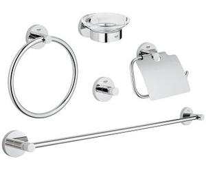 Grohe Essentials ensemble d'accessoires 5 en 1 StarLight Chrome 40344001