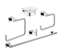 Grohe Essentials ensemble d'accessoires 5 en 1 StarLight Chrome 40758001