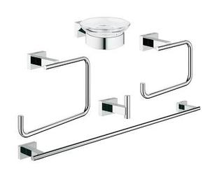 Grohe Essentials ensemble d'accessoires 5 en 1 StarLight Chrome 40758001
