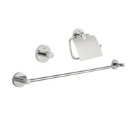 GROHE Essentials - Ensemble accessoires WC 3 en 1 supersteel