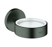 GROHE Porte-savon / porte-verre Essentials - Hard graphite brossé