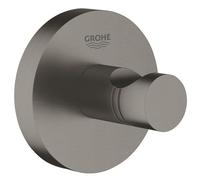 GROHE Crochet pour peignoir Essentials 40364AL1 – Graphite dur brossé, fermeture dissimulée