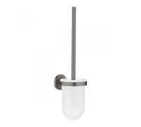 GROHE Jeu de pinceaux WC 40374AL1 – graphite dur brossé, modèle mural, fixation invisible