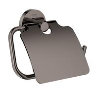 Grohe Essentials porte- WC 40367A01 graphite dur, avec couvercle, fermeture dissimulée