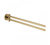 GROHE Porte-serviettes Essentials match0 40371GL1 2 bras pivotant 43,9 cm Cool Sunrise