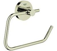 Grohe Essentials porte- WC 40689BE1 nickel, sans couvercle, fermeture invisible