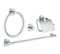 Grohe Essentials Salle de bains set 40776DC1 Supersteel, 4 in 2000 , fermeture dissimulée
