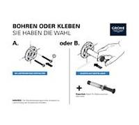 GROHE 40444001 essentials Cadre support avec Porte-savon Argent Chromé