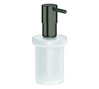 GROHE Essentials - Distributeur de lotion hard graphite brossé
