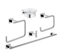 Grohe Essentials Set d'accessoires de salle de bains, 40758001,