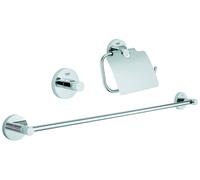 GROHE Essentials - Ensemble accessoires WC 3 en 1 chrome