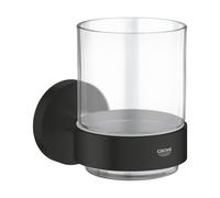 Grohe Grohe Porte-verre Essentials fixation dissimulée, noir mat Quantité:1