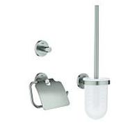 GROHE Essentials - Ensemble accessoires WC 3 en 1 supersteel / satiné