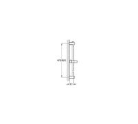 Grohe Euphoria Barre de douche 60cm Cosmopolitan chrome