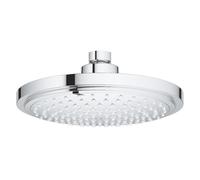 GROHE Euphoria Cosmopolitan, douche de tête 1 type de jet | Jet Rain comme une pluie d'été, buses anticalcaires pour des picots sans calcaire, montage facile (chrome, 27492000)