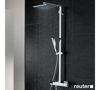 Grohe SystÚme de douche Euphoria Cube avec pomme de douche métallique Allure 230 - 26087000