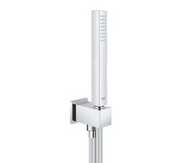GROHE Euphoria Cube Stick Ensemble de douchette à main - 1 jet - barre - avec support - avec coude de raccord mural - flexible lisse - 125cm - chrome 26405000