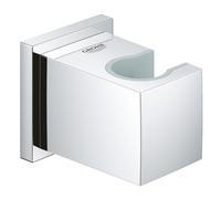 GROHE Euphoria Cube, Support Mural pour Pommeau de Douche, Non orientable, Brillance Longue Durée, Chromé, 27693000 (Import Allemagne),