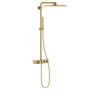 GROHE Ensemble de douche mural Euphoria 26508GN0 avec thermostat Brushed Cool Sunrise