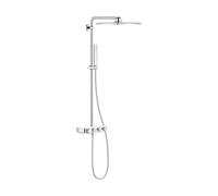 Grohe Euphoria ensemble de douche mural avec thermostat avec douche pluie StarLight Chrome 26508LS0