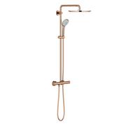 Grohe Euphoria ensemble de douche mural avec thermostat avec douche pluie Warm Sunset 26075DA0