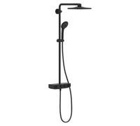 Grohe Euphoria SmartControl 310 ensemble de douche pluie apparent - thermostatique - douche de tête Ø 31 cm - noir mat 22120kf0