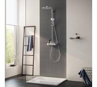 Grohe Euphoria SmartControl System 310 Duo, systÃšme de douche avec mitigeur thermostatique, mural, chromÃ©, Coloris: chrome - 26507000