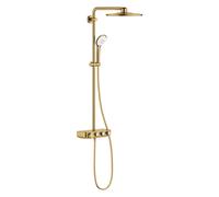 Grohe - Euphoria Smartcontrol System 310 Duo, Colonne de douche avec mitigeur thermostatique, Cool Sunrise brossé (26507GN0)