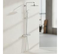 GROHE Système de douche Euphoria 27296003 – thermostat apparent, montage mural, chromé