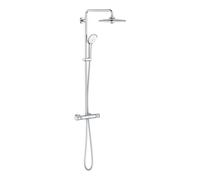 GROHE Système de douche Euphoria 27296003 – thermostat apparent, montage mural, chromé