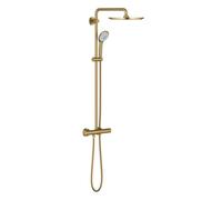 Grohe Euphoria System 310 Colonne de douche avec thermostatique pour montage mural, Cool Sunrise brossé (26075GN0)