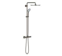 Grohe - Euphoria System 310 Colonne de douche avec thermostatique pour montage mural, Hard Graphite brossé (26075AL0)