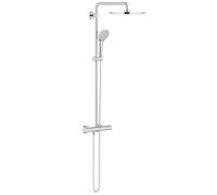 Grohe Euphoria XXL Colonne de douche avec mitigeur thermostatique et douche de tête Rainshower Cosmo 310 et douchette chrome 26075000