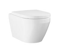 GROHE Euro Ceramic Ensemble WC Suspendu, Blanc Alpin, 102510SH00 | WC suspendu sans bride, Triple Vortex, HyperClean