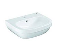 Grohe Euro Céramique de salle de bain lavabo 39336000 55cm, blanc alpin, 2000 trou robinetterie avec trop-plein