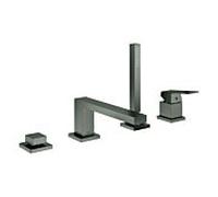 Grohe Eurocube combinaison de baignoire 4 trous 19897AL1 graphite dur brossé
