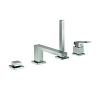 Grohe Eurocube combinaison de baignoire 4 trous 19897DC1 supersteel