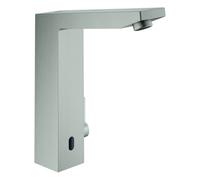 Grohe Eurocube E électronique à infrarouge, avec mélange, fonctionnement sur pile, saillie 198mm, chrome, 36441DC0, Couleur: acier super