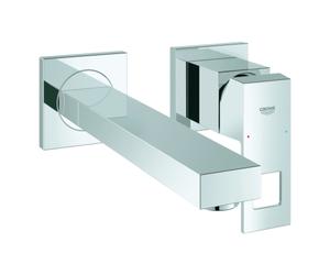 Grohe Eurocube Mélangeur lavabo 2 trous, montage encastré, saillie 231mm, 23447000, Couleur: chrome