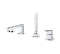 Grohe - Eurocube mitigeur bain/douche 4 trous, chrome (G19897001)