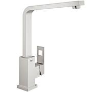 Grohe Eurocube mitigeur d'évier 31255DC0 supersteel, bec orientable en fonte