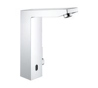 Grohe Eurocube E électronique à infrarouge, avec mélange, fonctionnement sur pile, saillie 198mm, chrome, 36441000, Couleur: chrome