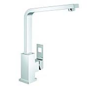 GROHE Mitigeur évier Eurocube 31255000 – chromé, monocommandé, bec haut orientable, saillie 202 mm