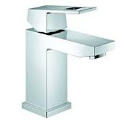 GROHE Mitigeur lavabo Eurocube 2313200E 2000/2" Taille S, corps lisse, limiteur de température, chromé
