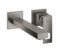 Grohe - Eurocube mitigeur monocommande 2 trous lavabo, taille S, gris (G23447AL0)