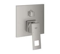 Mélangeur Grohe Eurocube à une main avec interrupteur à 3 positions, 24094DC0, Couleur: acier super