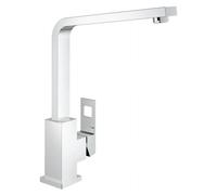 GROHE Mitigeur évier Eurocube 31255000 – chromé, monocommandé, bec haut orientable, saillie 202 mm