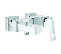 Grohe Eurocube Mitigeur monocommandé pour bain, apparent, saillie 181mm, sans ensemble de douche, 23140000, Couleur: chrome