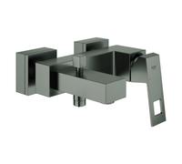 Grohe Eurocube Mitigeur monocommandé pour bain, apparent, saillie 181mm, sans ensemble de douche, 23140AL0, Couleur: graphite dur brossé