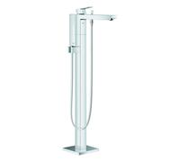 Grohe Eurocube Mitigeur monocommandé pour bain, au sol, saillie 298mm, avec accessoires, 23672001, Couleur: chrome